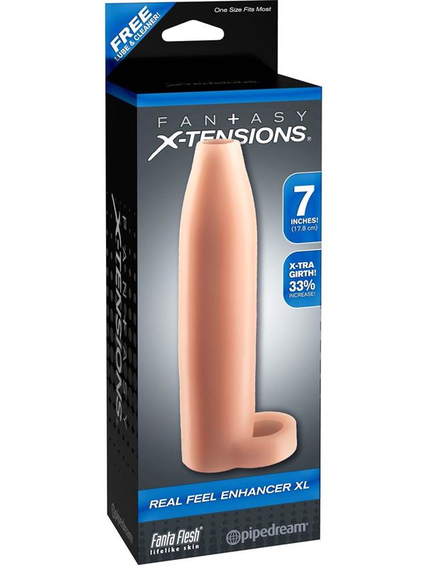 Телесная насадка Real Feel Enhancer XL (17 см)