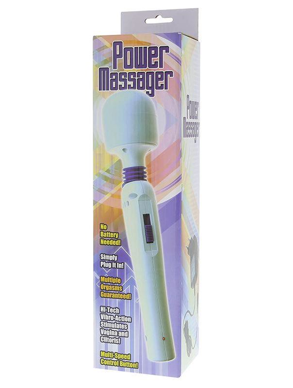 Двухскоростной перезаряжаемый вибромассажёр 2-SPEED RECHARGEABLE POWER MASSAGER