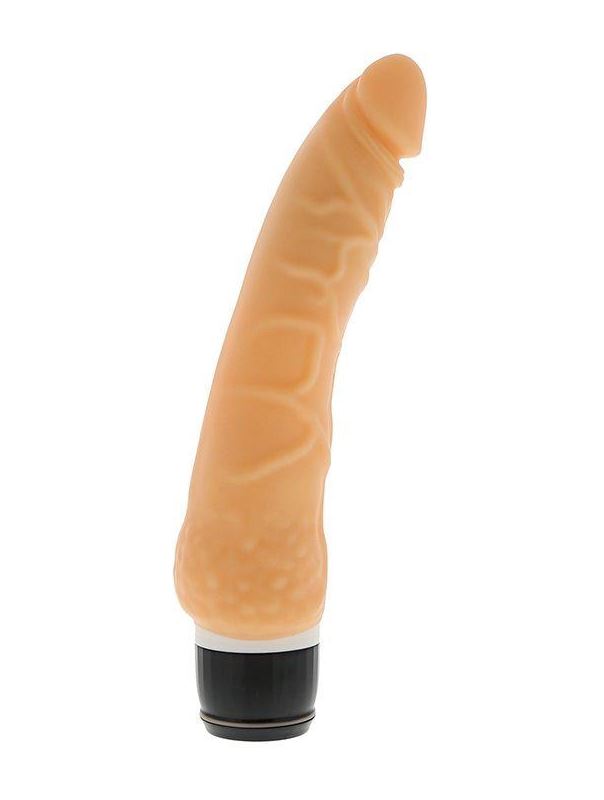 Телесный вибратор-реалистик PURRFECT SILICONE CLASSIC 7.1INCH FLESH - 18 см.