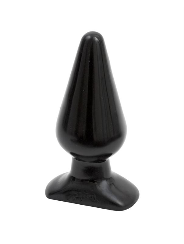 Черная анальная пробка Butt Plugs Smooth Classic Large (14 см)