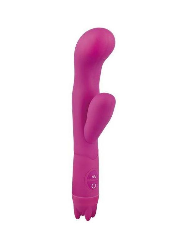 Лиловый вибростимулятор 10 Function Vibe-The Big G (20 см)