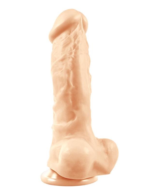 Большой фаллоимитатор Colours Pleasures Thick 8" Dildo (23,8 см)