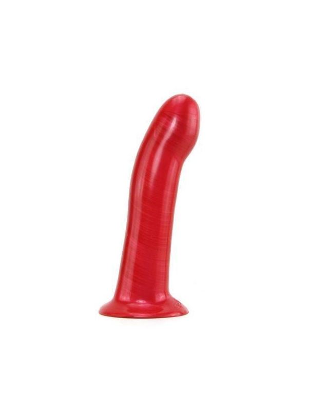 Красный дилдо Flare Flared Base Dildo - 14,6 см.