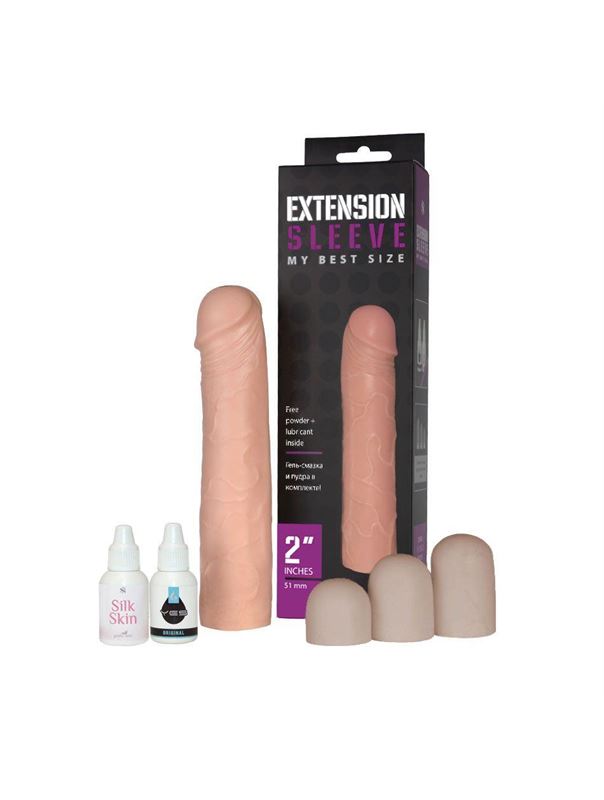 Телесная насадка удлинитель для члена Extension Sleeve (18,5 см)