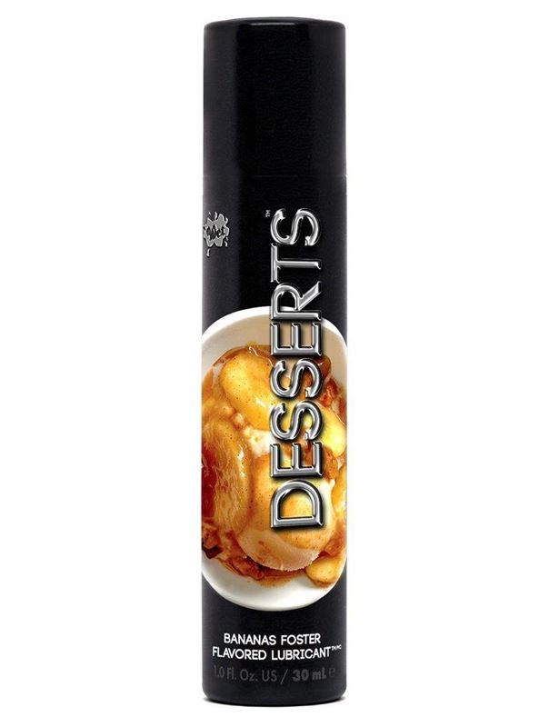 Лубрикант Wet Desserts Bananas Foster с ароматом бананового десерта (30 мл)