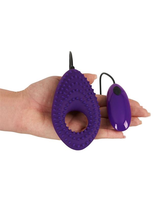 Фиолетовое виброкольцо Couples Cushion