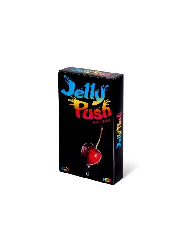 Розовые презервативы Sagami Jelly Push (5 шт)