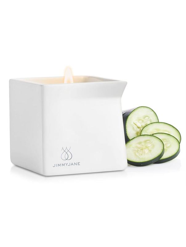 Массажная свеча JimmyJane Afterglow Massage Candle с ароматом огурца
