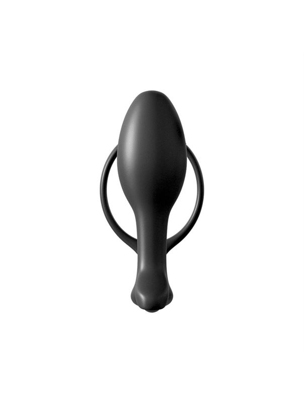 Анальная пробка с эрекционным кольцом Ass-Gasm Cockring Beginners Plug