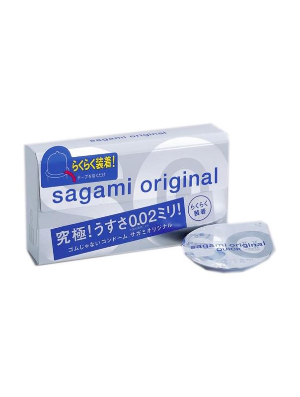 Ультратонкие презервативы Sagami Original QUICK (6 шт)