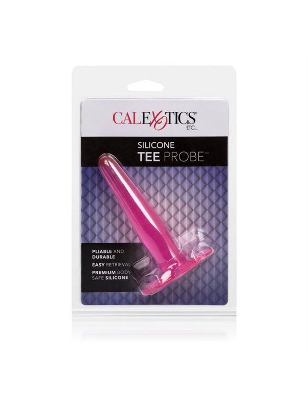 Розовая силиконовая пробка Tee Probes - 12 см.