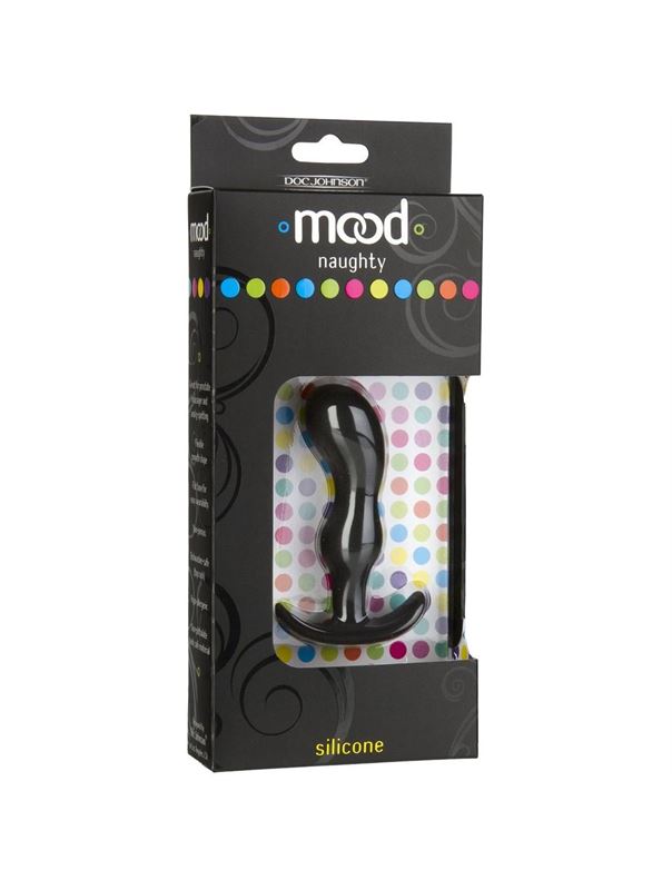 Анальная пробка Mood Naughty 2 3" Silicone для ношения - 7,6 см.