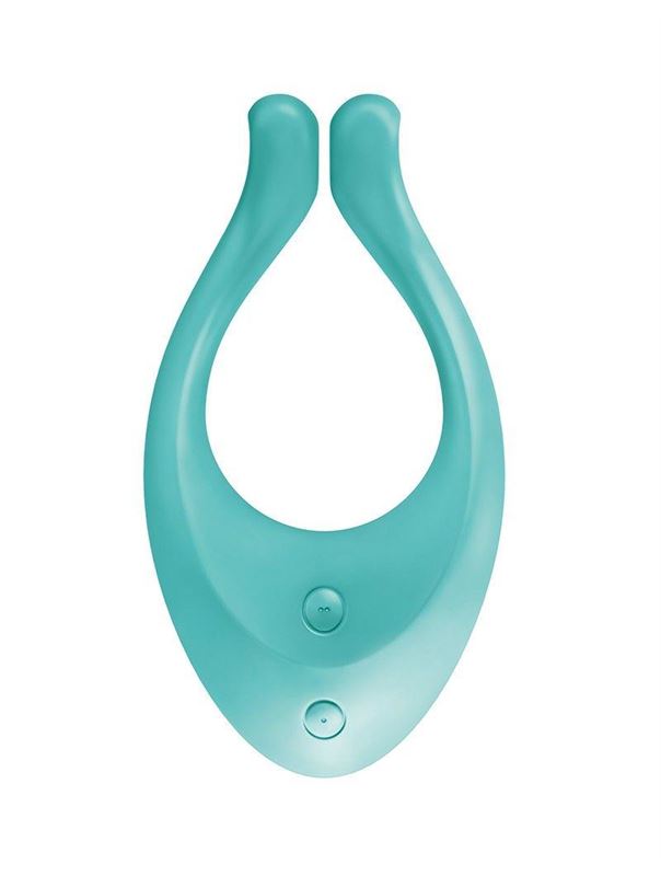 Бирюзовый многофункциональный стимулятор для пар Satisfyer Endless Love