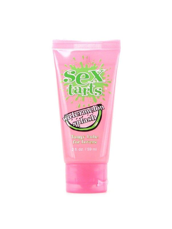 Оральный лубрикант с ароматом арбуза Sex Tarts Lube - 59 мл.