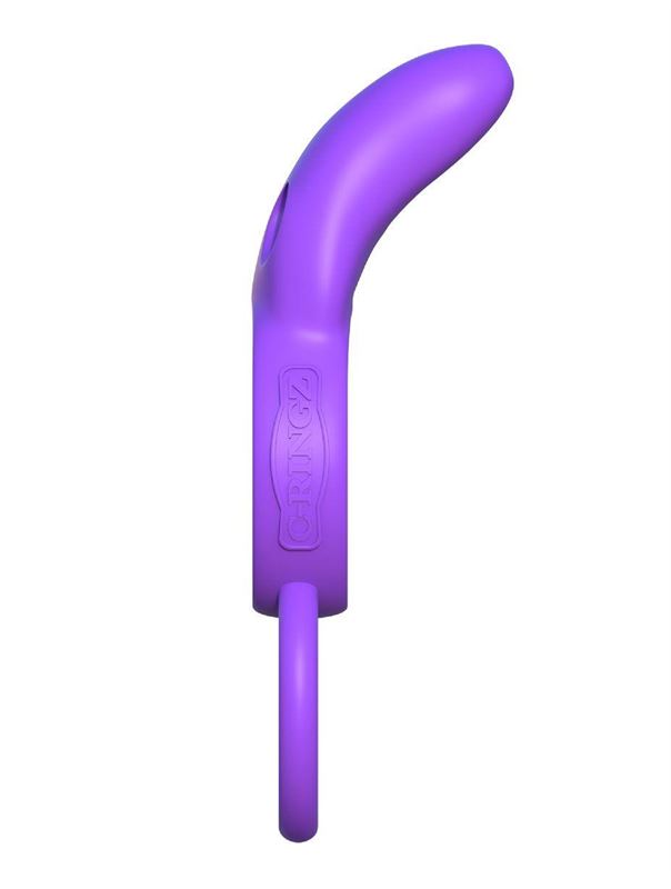 Эрекционное кольцо с вибрацией и подхватом для мошонки Twin Teazer Rabbit Ring