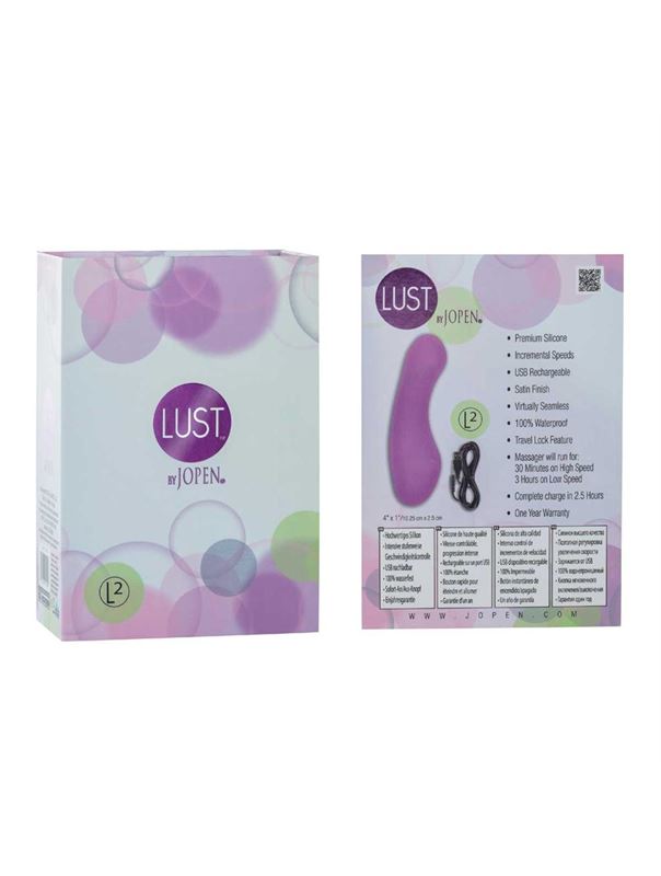 Розовый миниатюрный вибратор Lust by JOPEN L2