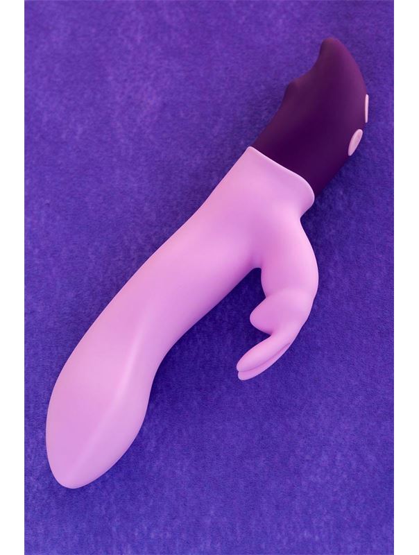 Сиреневый вибратор кролик Hello Rabbit (24,5 см)