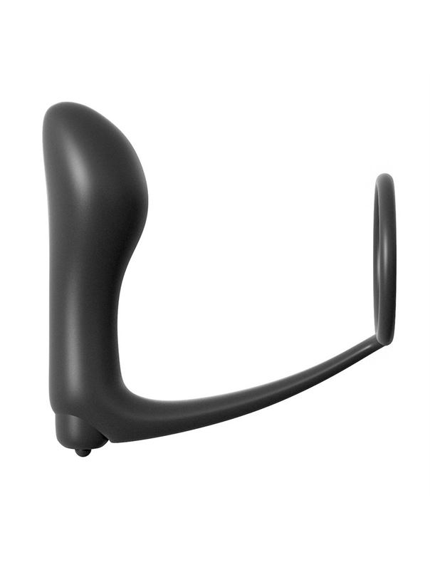 Анальная пробка с вибрацией с эрекционным кольцом Ass-Gasm Cockring Vibrating Plug