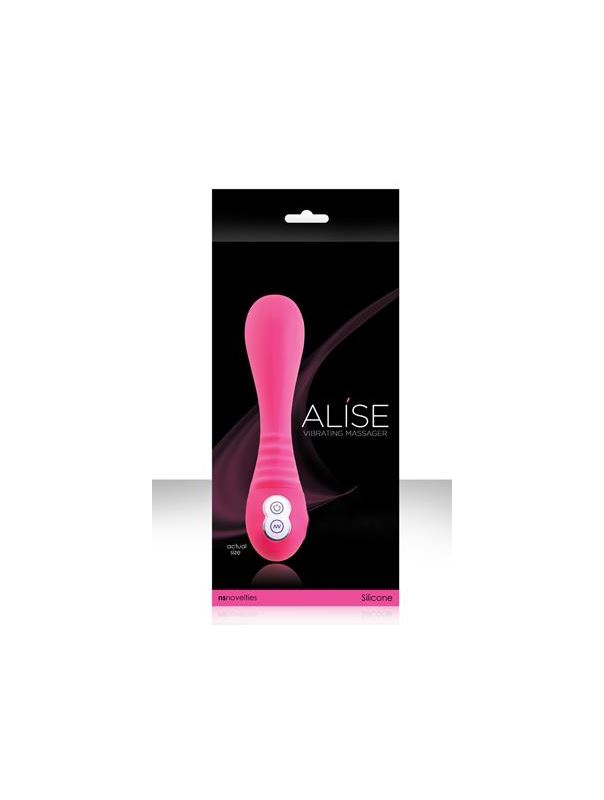 Розовый вибратор Alise
