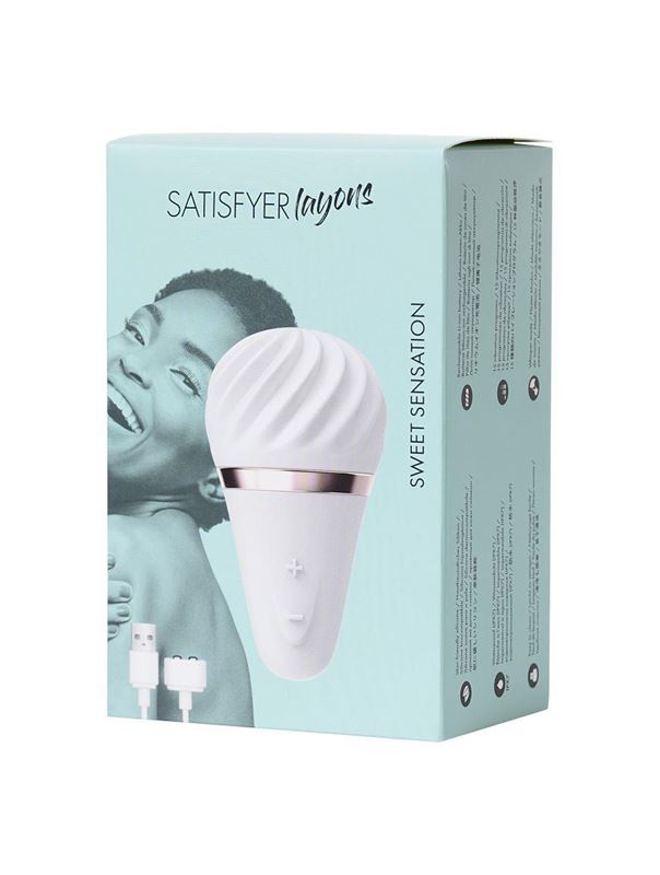Белый вибромассажер Satisfyer Layons Sweet Sensation