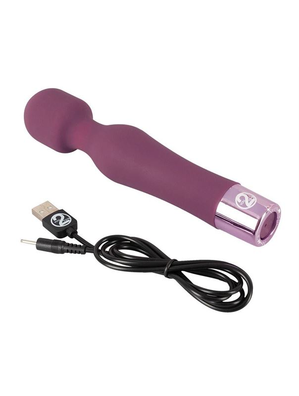 Фиолетовый жезловый вибратор Wand Vibe (18,4 см)