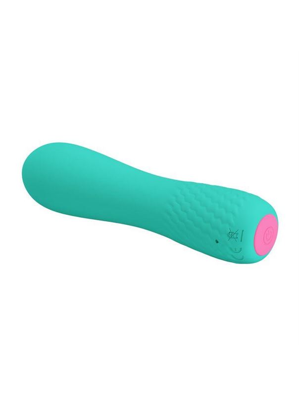 Мятный мини-вибратор Elfin (11,9 см)