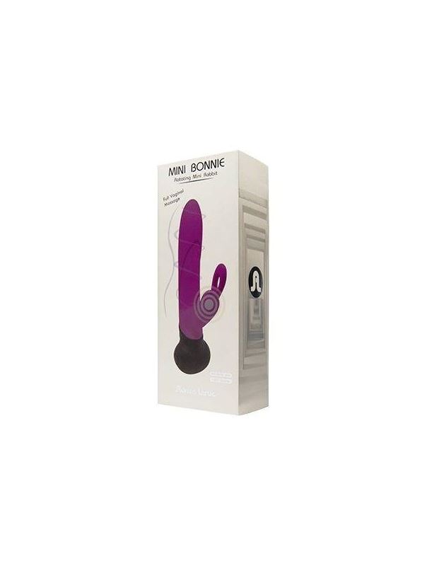 Фиолетовый вибростимулятор Mini Bonnie (19,7 см)