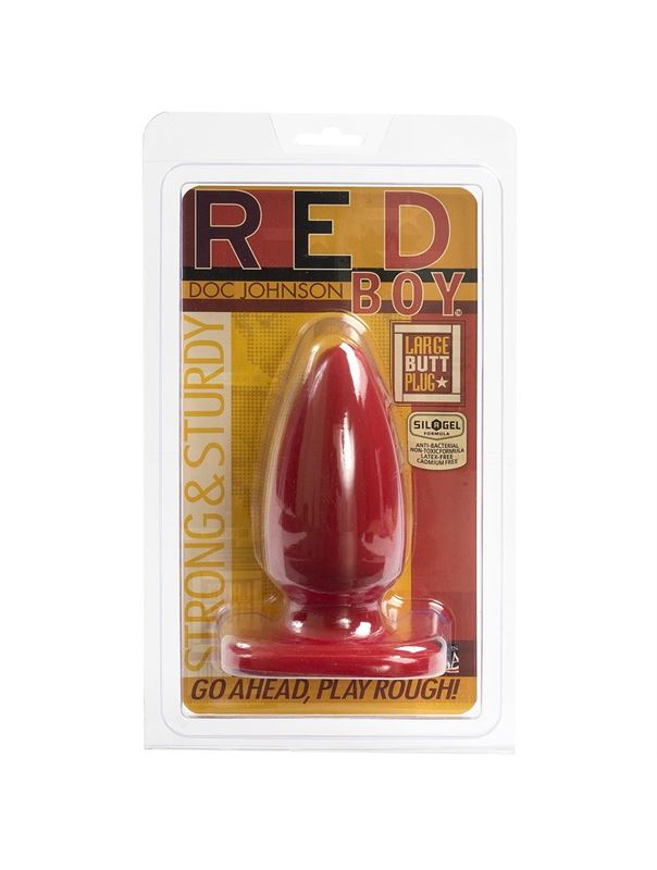 Анальная пробка Red Boy Large 5" Butt Plug (13,2 см)