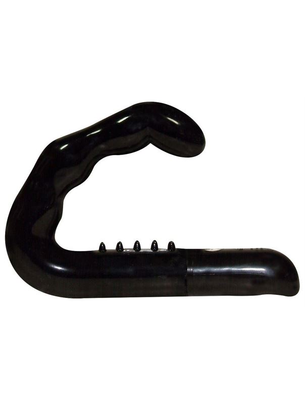 Чёрный стимулятор простаты Ebony Prostate Massager