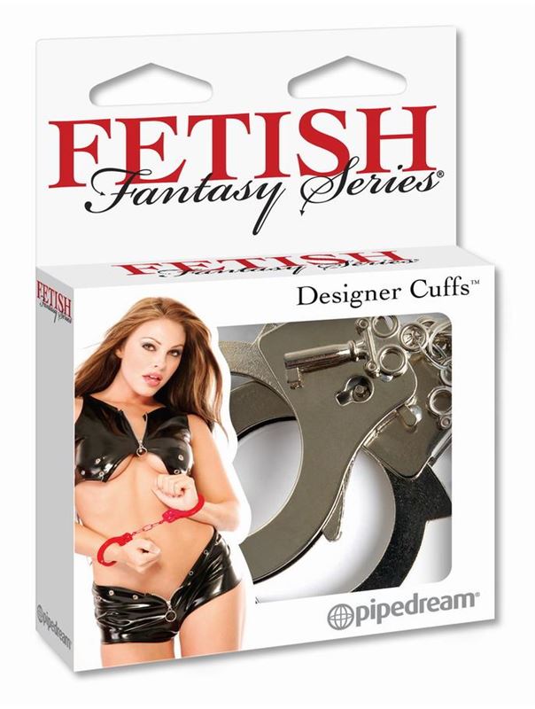Металлические серебряные наручники Designer Metal Handcuffs