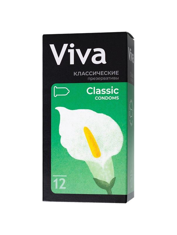 Классические презервативы VIVA Classic (12 шт)