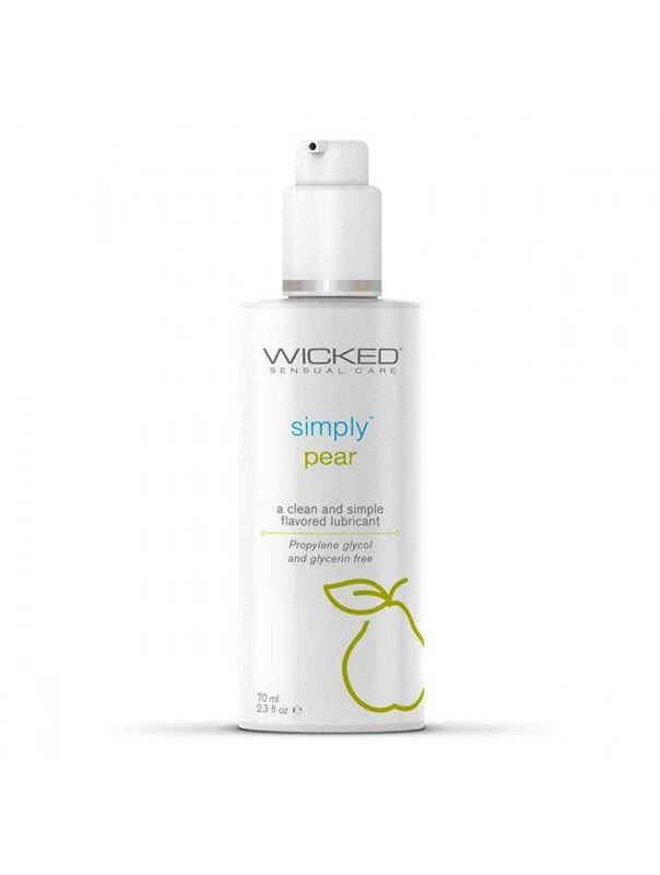 Гель-лубрикант на водной основе с ароматом груши Wicked Simply Pear (70 мл)