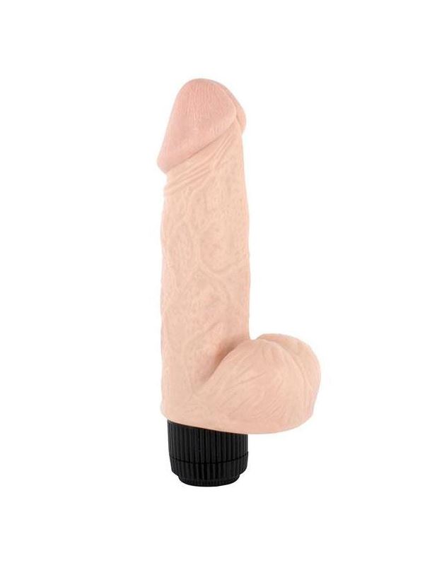 Телесный вибратор SO REAL MULTISPEED VIBRATING 6INCH DONG (15 см)