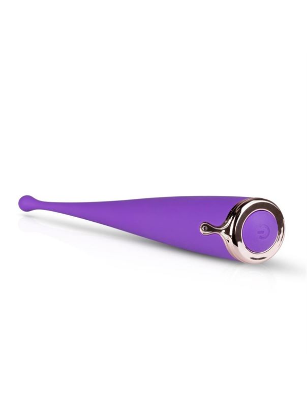 Фиолетовый клиторальный вибратор The Countess Pinpoint Vibrator (19 см)