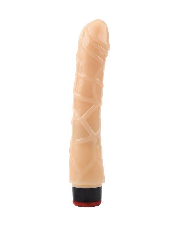 Телесный вибратор 9 Vibrating Dildo NO.2 (22 см)