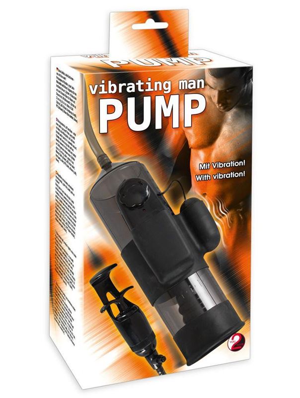 Помпа для пениса с вибропулей Vibrating Man Pump