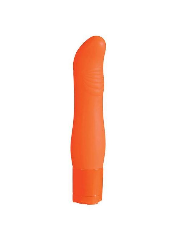 Оранжевый мини-вибратор PURE 3.5INCH VIBRATOR ORANGE - 9 см.