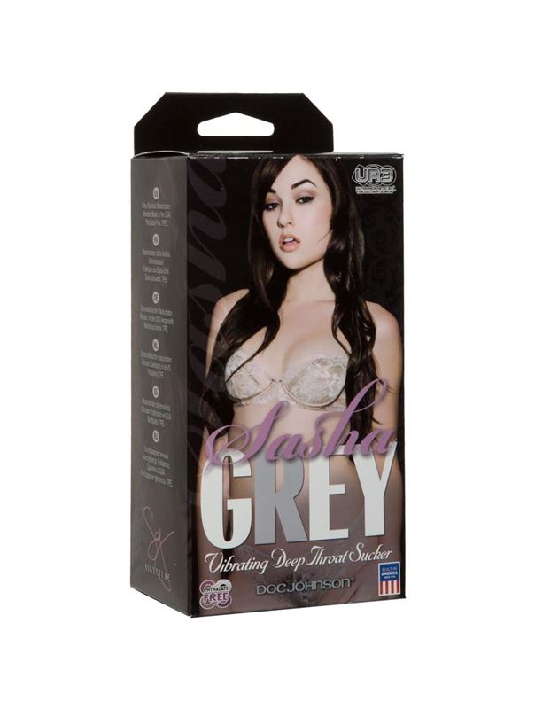 Мастурбатор-ротик с вибрацией Sasha Grey