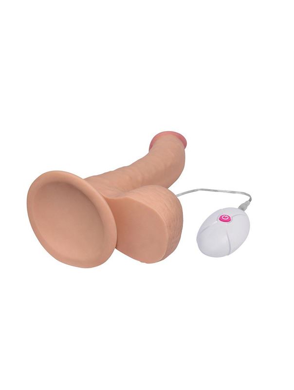 Телесный вибратор реалистик Ultra Soft Dude 8.8 (20 см)