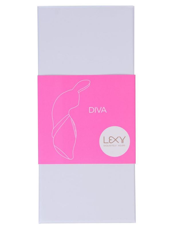Розовый вибратор Diva с усиками - 15 см.