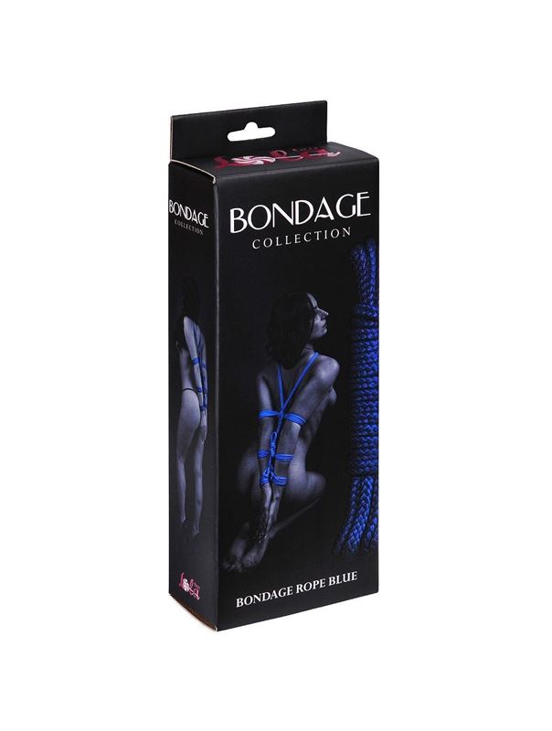 Синяя веревка Bondage Collection Blue - 9 м.