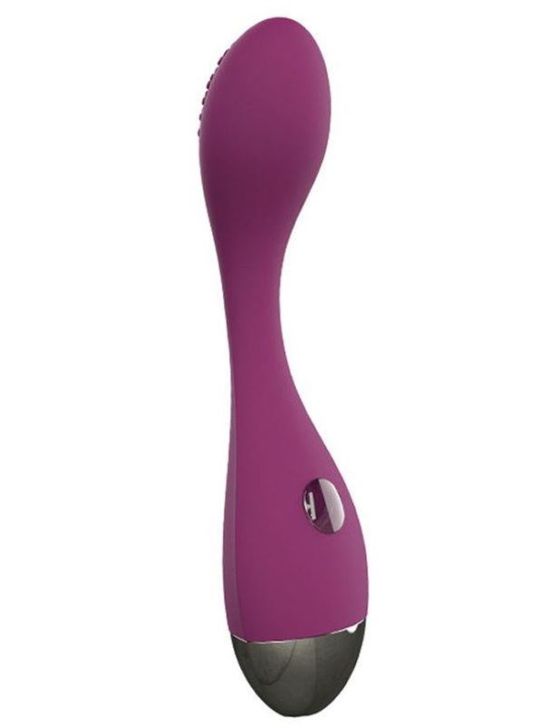 Фиолетовый вибратор G-Spot Evelyn (15,1 см)