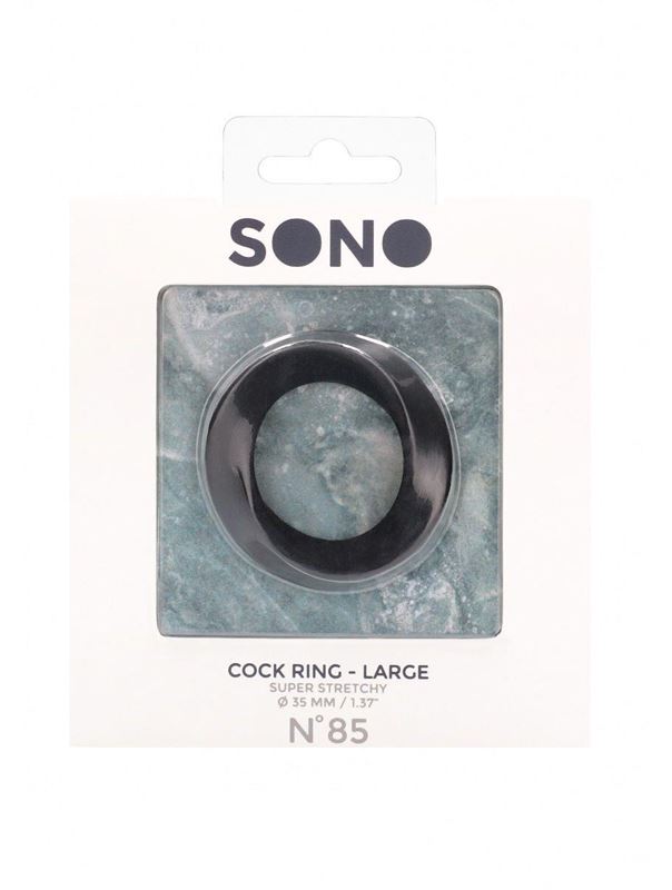 Черное эрекционное кольцо N85 Cock Ring Large