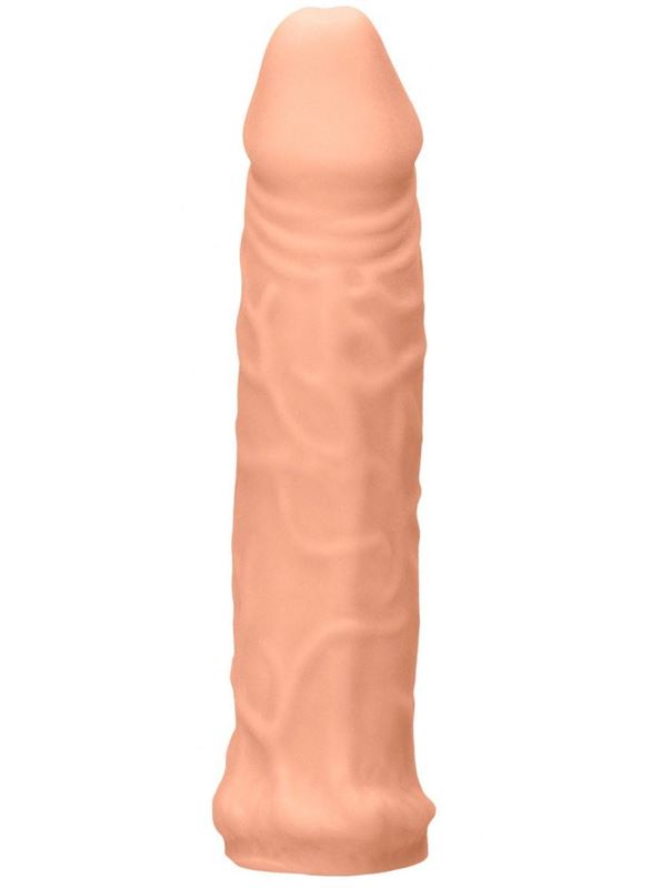 Телесная увеличивающая пенис насадка Penis Extender (17 см)