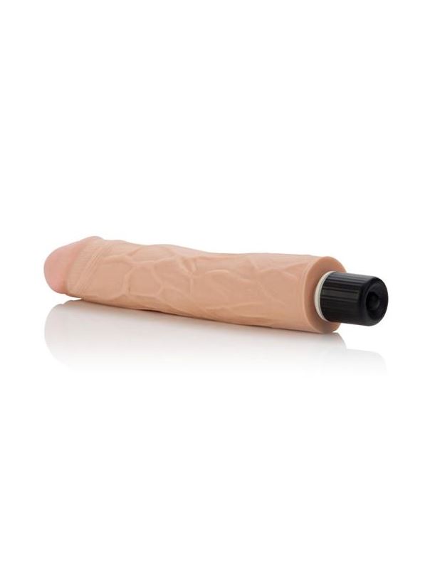Реалистичный телесный вибратор Ez Bend Stud - 20 см.