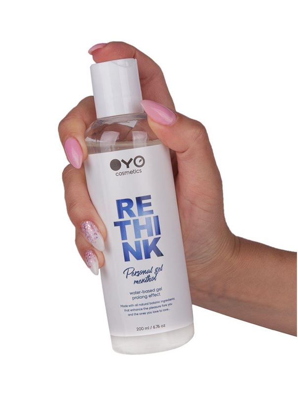 Увлажняющий гель на водной основе с пролонгирующим эффектом OYO Personal Gel Menthol (200 мл)