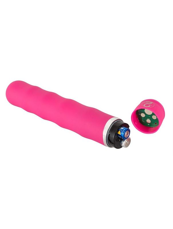 Розовый вибратор Deep Vibrations (21 см)