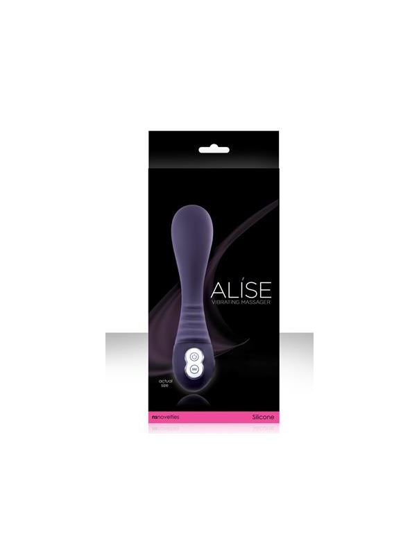 Фиолетовый вибратор Alise