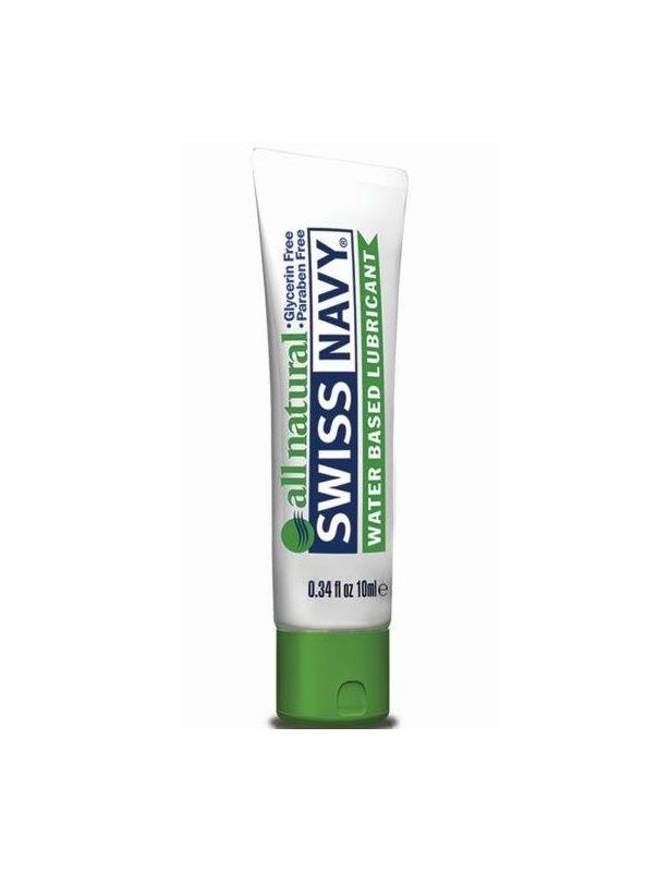 Гипоаллергенный лубрикант Swiss Navy All Natural Water Base Lubricant (10 мл)