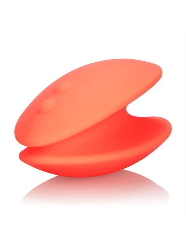 Оранжевый вибромассажер Mini Marvels Silicone Marvelous Massager